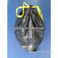 Drawstring PE Plastic Garbage Bag on Roll